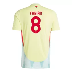Camisola Espanha Fabian Ruiz 8 Homem Equipamento 2ª Euro 2024 Camisola Espanha Fabian Ruiz 8 Homem Equipamento 2ª Euro 2024