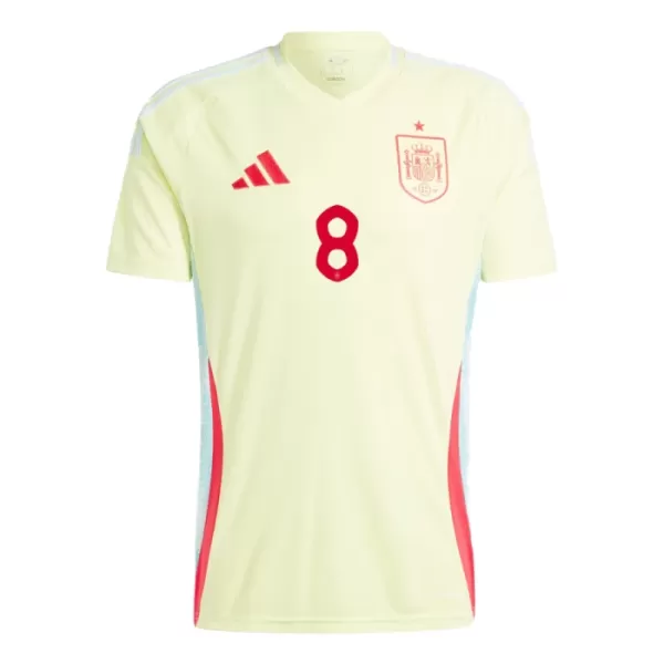 Camisola Espanha Fabian Ruiz 8 Homem Equipamento 2ª Euro 2024