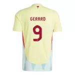 Camisola Espanha Gerard Moreno 9 Homem Equipamento 2ª Euro 2024