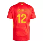 Camisola Espanha Joselu 12 Homem Equipamento 1ª Euro 2024