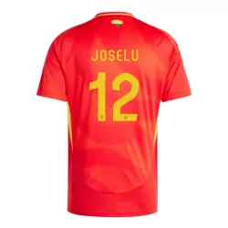 Camisola Espanha Joselu 12 Homem Equipamento 1ª Euro 2024 Camisola Espanha Joselu 12 Homem Equipamento 1ª Euro 2024