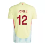 Camisola Espanha Joselu 12 Homem Equipamento 2ª Euro 2024