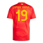 Camisola Espanha Lamine Yamal 19 Homem Equipamento 1ª Euro 2024