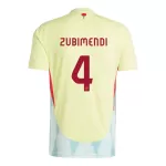 Camisola Espanha Martin Zubimendi 4 Homem Equipamento 2ª Euro 2024
