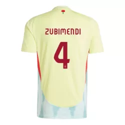 Camisola Espanha Martin Zubimendi 4 Homem Equipamento 2ª Euro 2024 Camisola Espanha Martin Zubimendi 4 Homem Equipamento 2ª Euro 2024