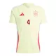 Camisola Espanha Martin Zubimendi 4 Homem Equipamento 2ª Euro 2024