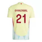 Camisola Espanha Mikel Oyarzabal 21 Homem Equipamento 2ª Euro 2024