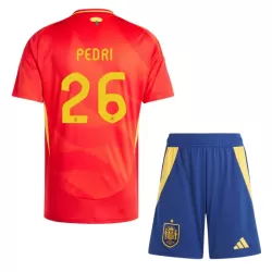 Camisola Espanha Pedri 26 Criança Equipamento 1ª Euro 2024 Camisola Espanha Pedri 26 Criança Equipamento 1ª Euro 2024