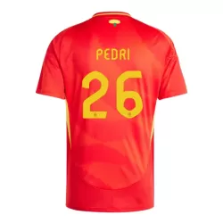 Camisola Espanha Pedri 26 Homem Equipamento 1ª Euro 2024 Camisola Espanha Pedri 26 Homem Equipamento 1ª Euro 2024