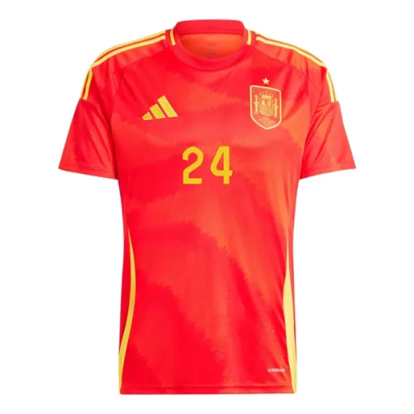 Camisola Espanha Pedro Porro 24 Homem Equipamento 1ª Euro 2024