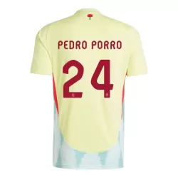 Camisola Espanha Pedro Porro 24 Homem Equipamento 2ª Euro 2024 Camisola Espanha Pedro Porro 24 Homem Equipamento 2ª Euro 2024