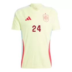 Camisola Espanha Pedro Porro 24 Homem Equipamento 2ª Euro 2024