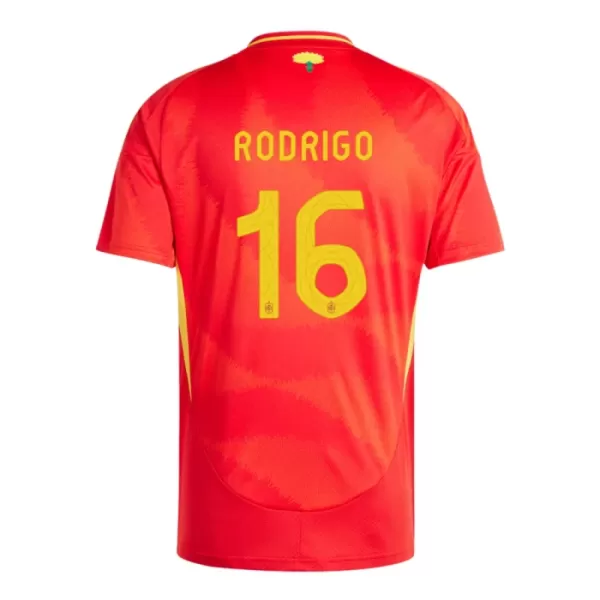 Camisola Espanha Rodrigo 16 Criança Equipamento 1ª Euro 2024