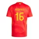 Camisola Espanha Rodrigo 16 Criança Equipamento 1ª Euro 2024
