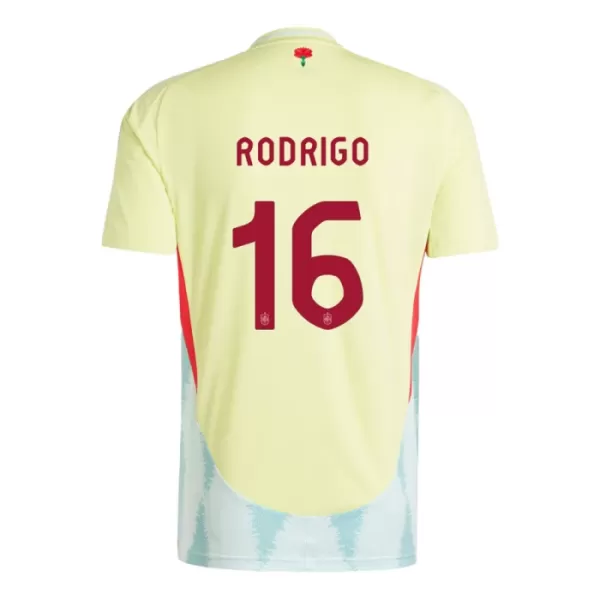 Camisola Espanha Rodrigo 16 Criança Equipamento 2ª Euro 2024