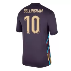 Camisola Inglaterra Bellingham 10 Homem Equipamento 2ª Euro 2024