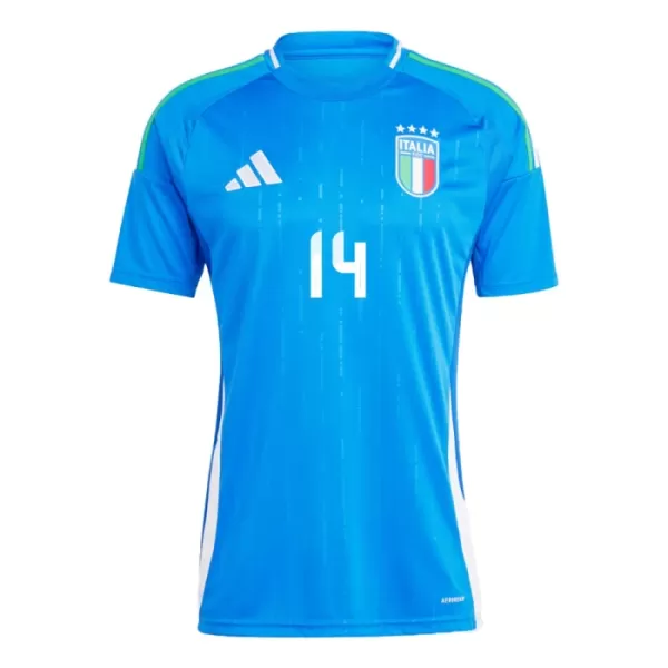 Camisola Itália Federico Chiesa 14 Homem Equipamento 1ª Euro 2024