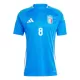 Camisola Itália Jorginho 8 Homem Equipamento 1ª Euro 2024