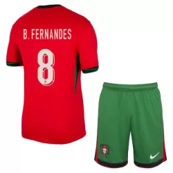 Camisola Portugal Bruno Fernandes 8 Criança Equipamento 1ª Euro 2024 Camisola Portugal Bruno Fernandes 8 Criança Equipamento 1ª Euro 2024