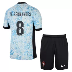 Camisola Portugal Bruno Fernandes 8 Criança Equipamento 2ª Euro 2024 Camisola Portugal Bruno Fernandes 8 Criança Equipamento 2ª Euro 2024