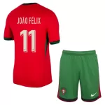 Camisola Portugal João Félix 11 Criança Equipamento 1ª Euro 2024