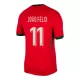 Camisola Portugal João Félix 11 Criança Equipamento 1ª Euro 2024