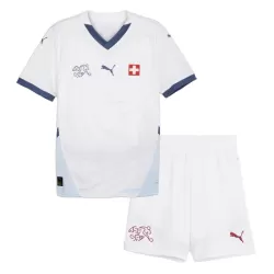 Camisola Suíça Criança Equipamento 2ª Euro 2024 Camisola Suíça Criança Equipamento 2ª Euro 2024