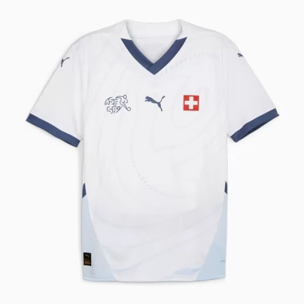 Camisola Suíça Criança Equipamento 2ª Euro 2024