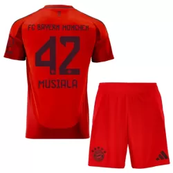 Camisola FC Bayern de Munique Jamal Musiala 42 Criança Equipamento 1ª 2024/25 Camisola FC Bayern de Munique Jamal Musiala 42 Criança Equipamento 1ª 2024/25