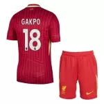 Camisola Liverpool Gakpo 18 Criança Equipamento 1ª 2024/25