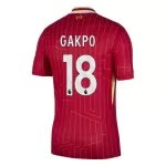 Camisola Liverpool Gakpo 18 Homem Equipamento 1ª 2024/25