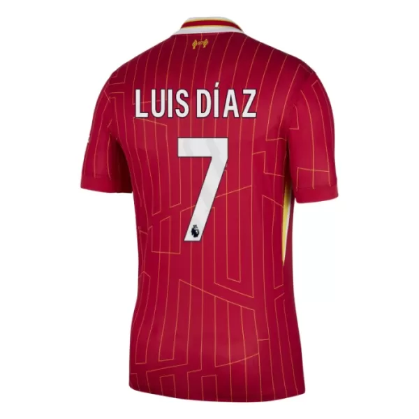 Camisola Liverpool Luis Díaz 7 Criança Equipamento 1ª 2024/25