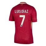 Camisola Liverpool Luis Díaz 7 Homem Equipamento 1ª 2024/25