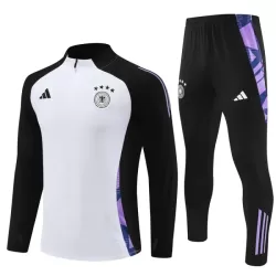 Conjunto de Moletom de Treino Alemanha Criança Quarto-Zíper 2024/25 Branca Conjunto de Moletom de Treino Alemanha Criança Quarto-Zíper 2024/25 Branca