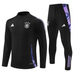 Conjunto de Moletom de Treino Alemanha Homem Quarto-Zíper 2024/25 Preta Conjunto de Moletom de Treino Alemanha Homem Quarto-Zíper 2024/25 Preta