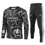 Conjunto de Moletom de Treino Arsenal Criança Quarto-Zíper 2024/25 Preta