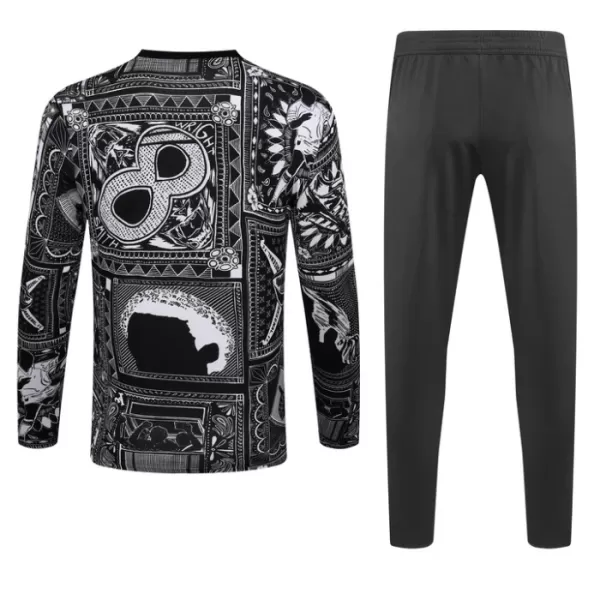 Conjunto de Moletom de Treino Arsenal Criança Quarto-Zíper 2024/25 Preta