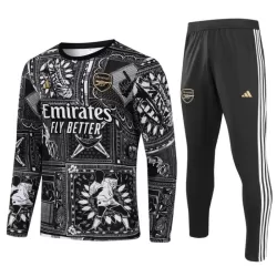 Conjunto de Moletom de Treino Arsenal Homem Quarto-Zíper 2024/25 Preta Conjunto de Moletom de Treino Arsenal Homem Quarto-Zíper 2024/25 Preta