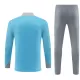 Conjunto de Moletom de Treino Atlético Madrid Homem Quarto-Zíper 2024/25 Azul
