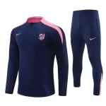 Conjunto de Moletom de Treino Atlético Madrid Homem Quarto-Zíper 2024/25 Navy