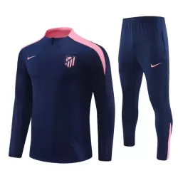 Conjunto de Moletom de Treino Atlético Madrid Homem Quarto-Zíper 2024/25 Navy Conjunto de Moletom de Treino Atlético Madrid Homem Quarto-Zíper 2024/25 Navy