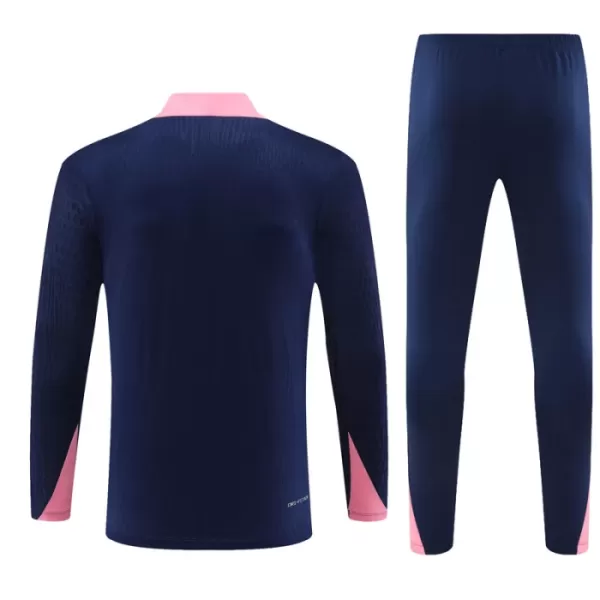 Conjunto de Moletom de Treino Atlético Madrid Homem Quarto-Zíper 2024/25 Navy