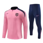 Conjunto de Moletom de Treino Atlético Madrid Homem Quarto-Zíper 2024/25 Rosa