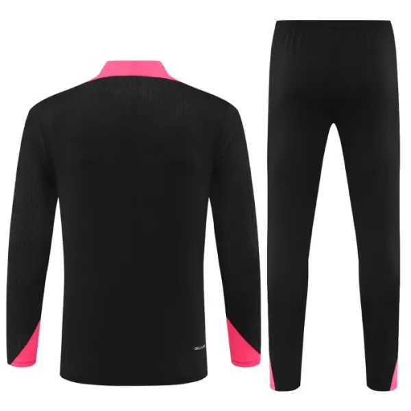 Conjunto de Moletom de Treino Chelsea Homem Quarto-Zíper 2024/25 Preta
