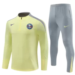 Conjunto de Moletom de Treino Club América Homem Quarto-Zíper 2024/25 Amarela Conjunto de Moletom de Treino Club América Homem Quarto-Zíper 2024/25 Amarela