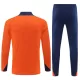 Conjunto de Moletom de Treino Holanda Homem Quarto-Zíper 2024/25 Laranja