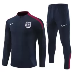 Conjunto de Moletom de Treino Inglaterra Homem Quarto-Zíper 2024/25 Preta Conjunto de Moletom de Treino Inglaterra Homem Quarto-Zíper 2024/25 Preta