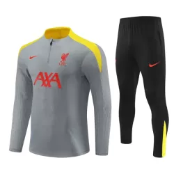 Conjunto de Moletom de Treino Liverpool Homem Quarto-Zíper 2024/25 Cinza Conjunto de Moletom de Treino Liverpool Homem Quarto-Zíper 2024/25 Cinza