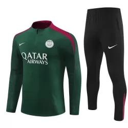 Conjunto de Moletom de Treino Paris Saint-Germain Criança Quarto-Zíper 2024/25 Verde Conjunto de Moletom de Treino Paris Saint-Germain Criança Quarto-Zíper 2024/25 Verde