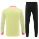 Conjunto de Moletom de Treino Paris Saint-Germain Homem Quarto-Zíper 2024/25 Amarela